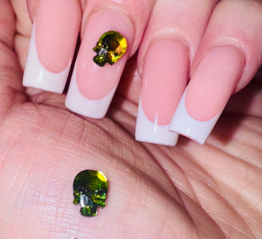 Green Crystal skull