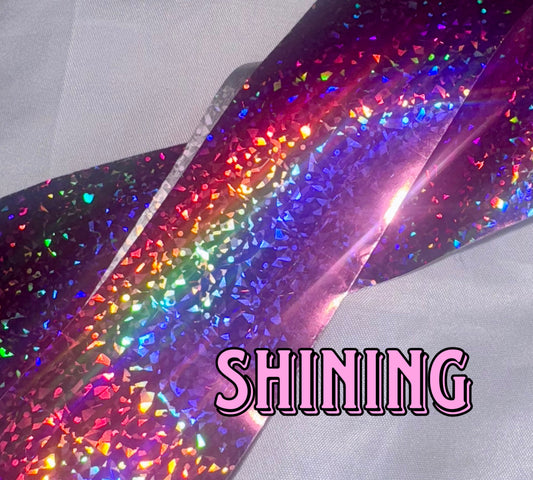 Shining foil