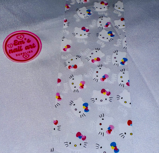 Hello kitty face foil