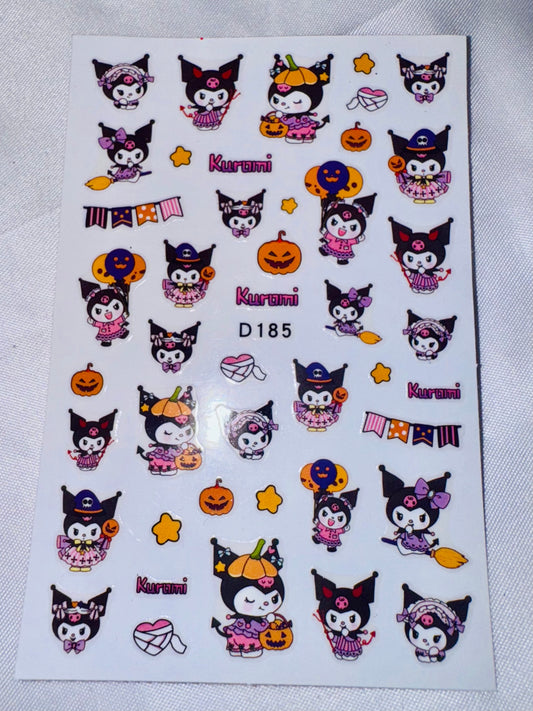 Kuromi Halloween stickers