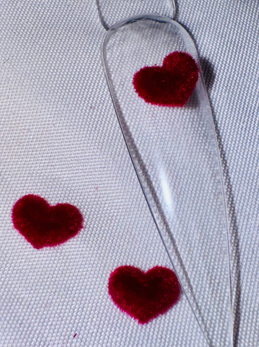 Red velvet hearts