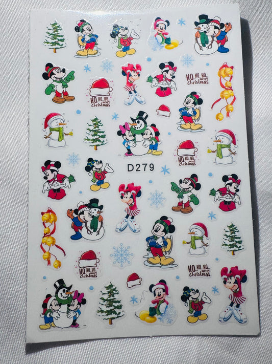 Mickey Mouse Christmas sticker 2