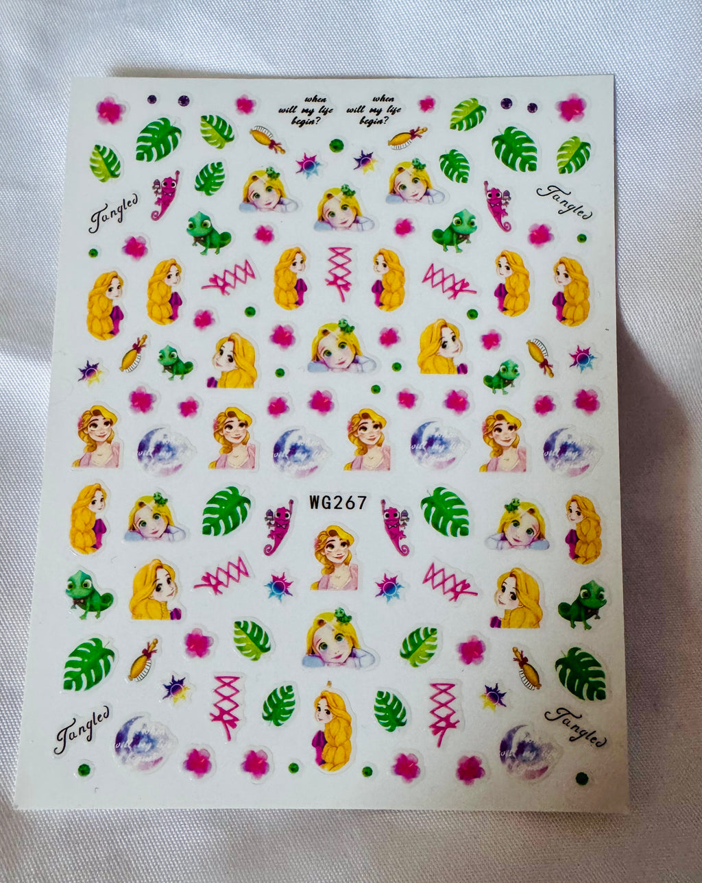 Tangled stickers