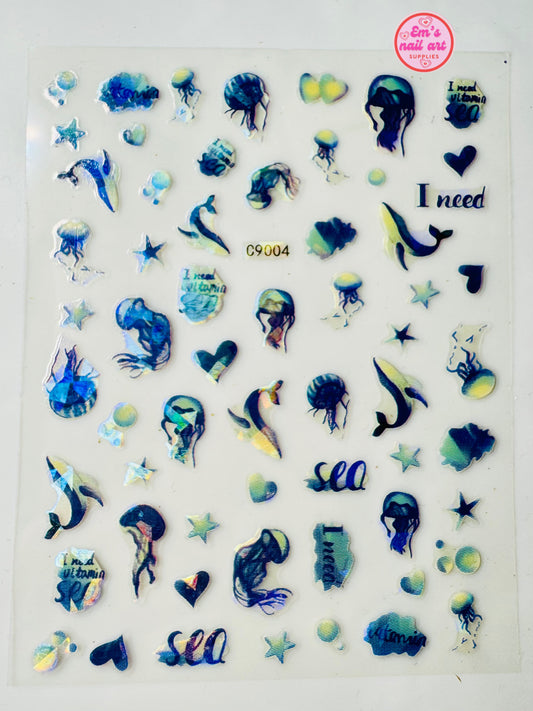 Sea life stickers