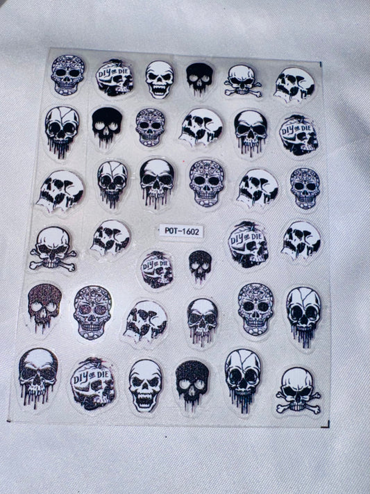 Skull stickers