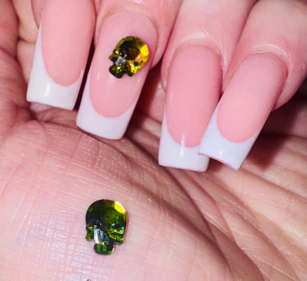 Green Crystal skull