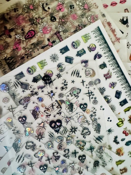 Halloween mystery stickers