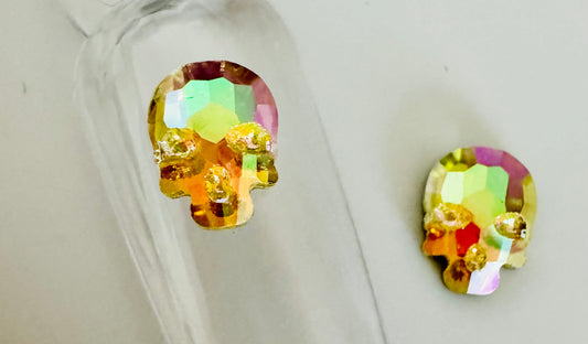 White crystal skulls