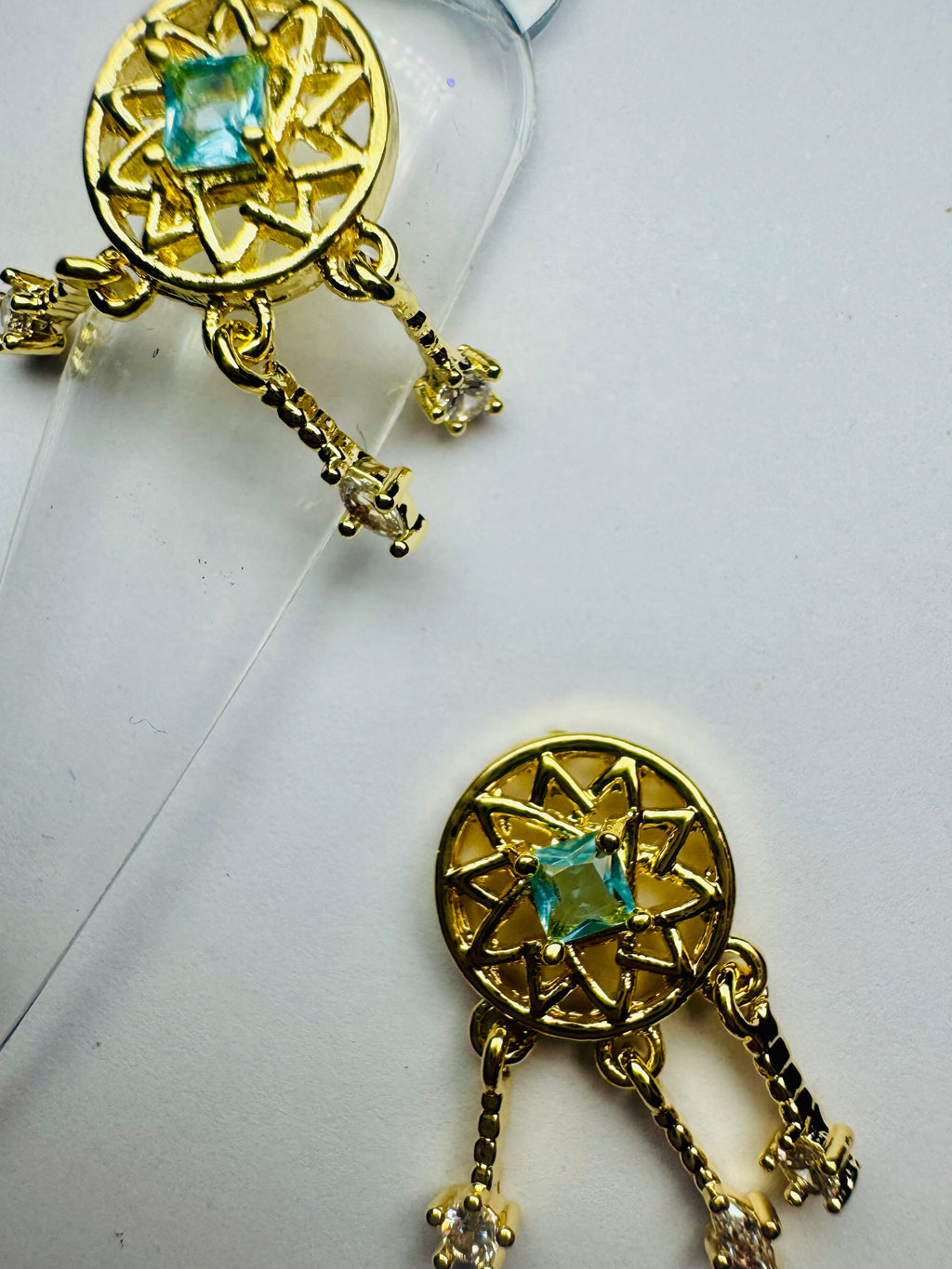 Gold dream catchers