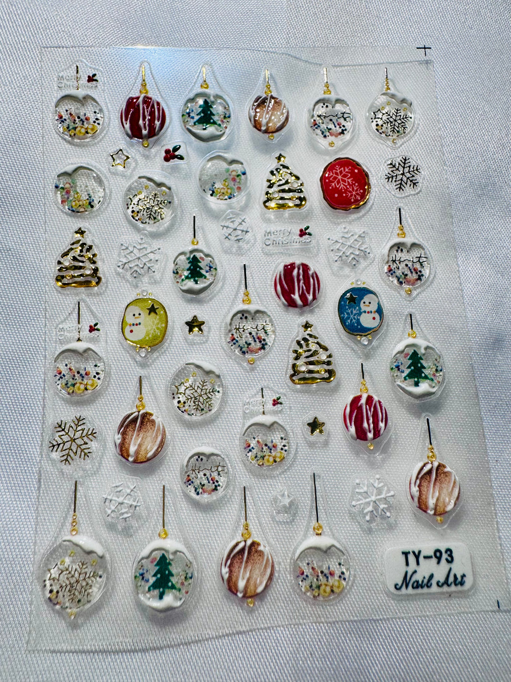 3d Christmas stickers