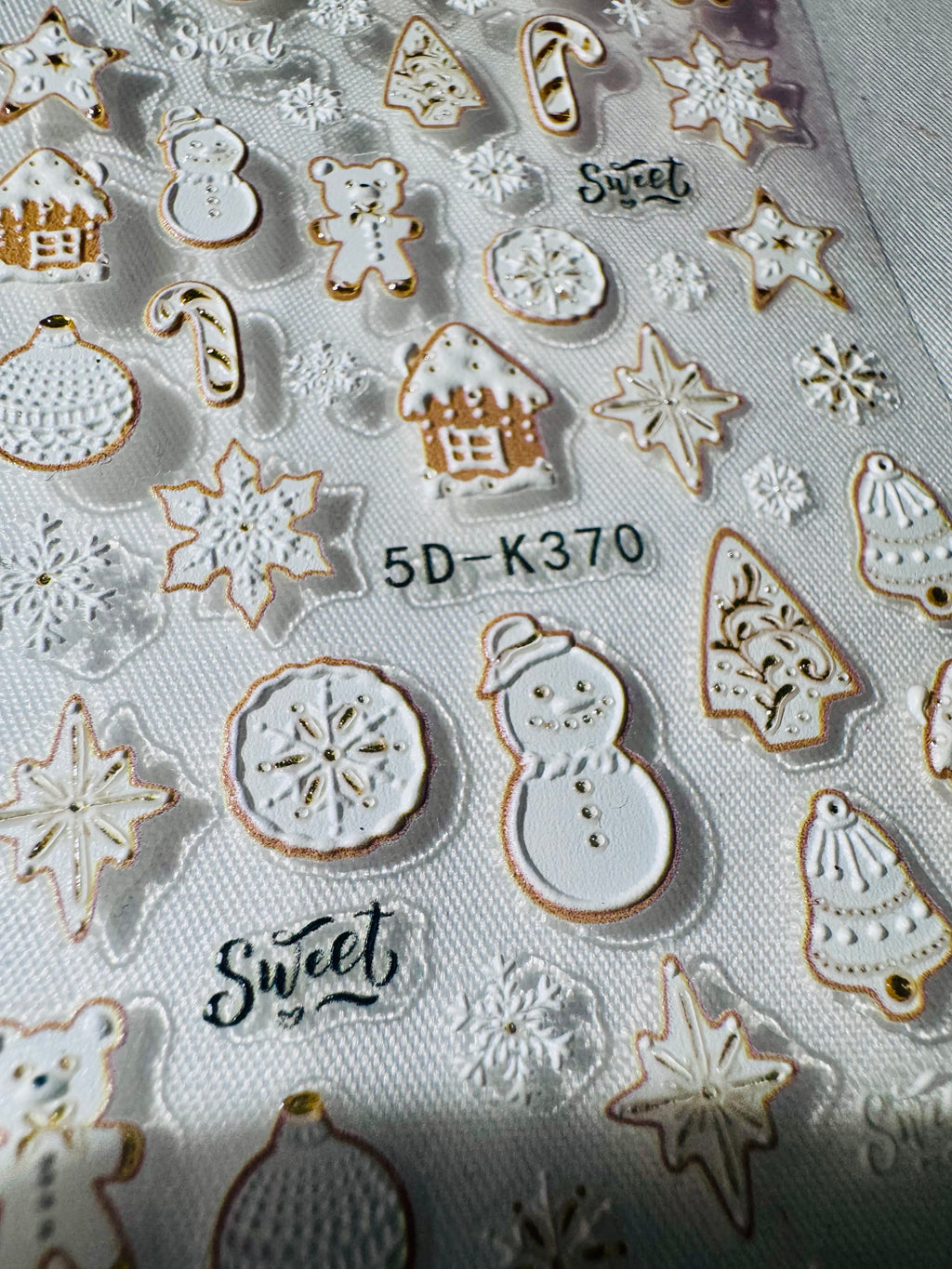 Christmas cookie stickers