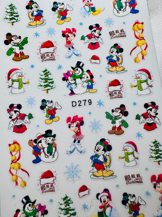 Mickey Mouse Christmas sticker 2