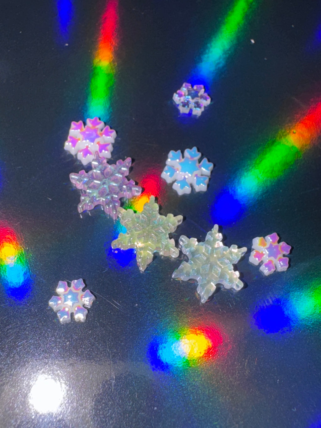 Snowflakes charms