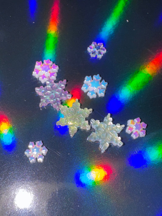 Snowflakes charms