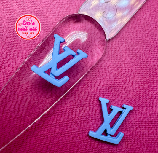 Blue lv charms