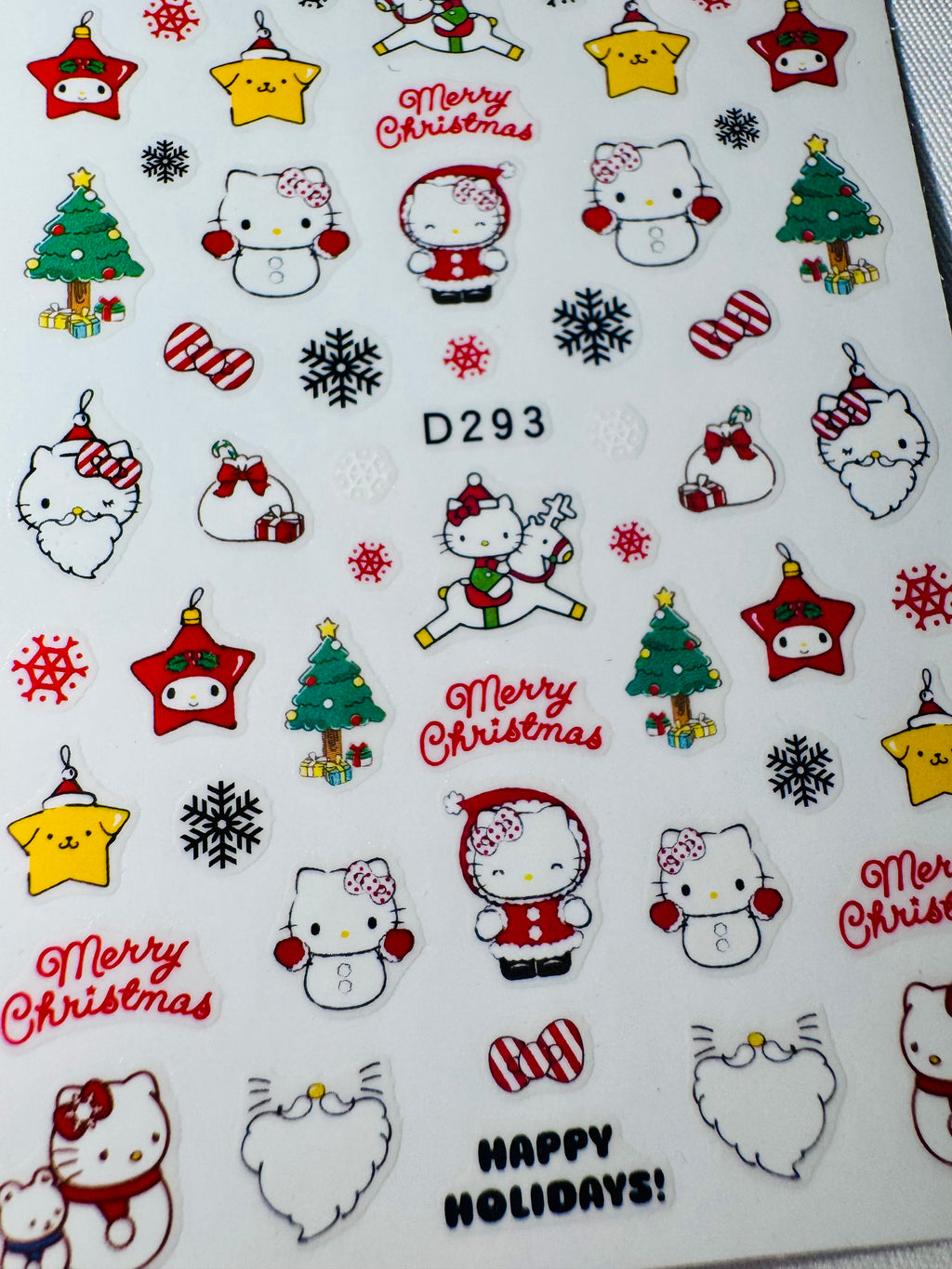 Hello kitty Christmas sticker 1