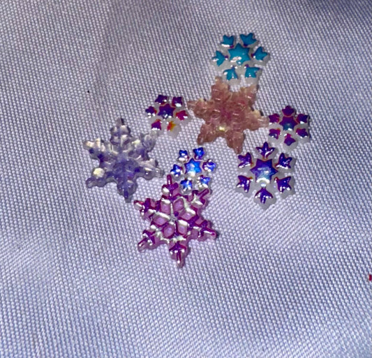 Snowflakes charms