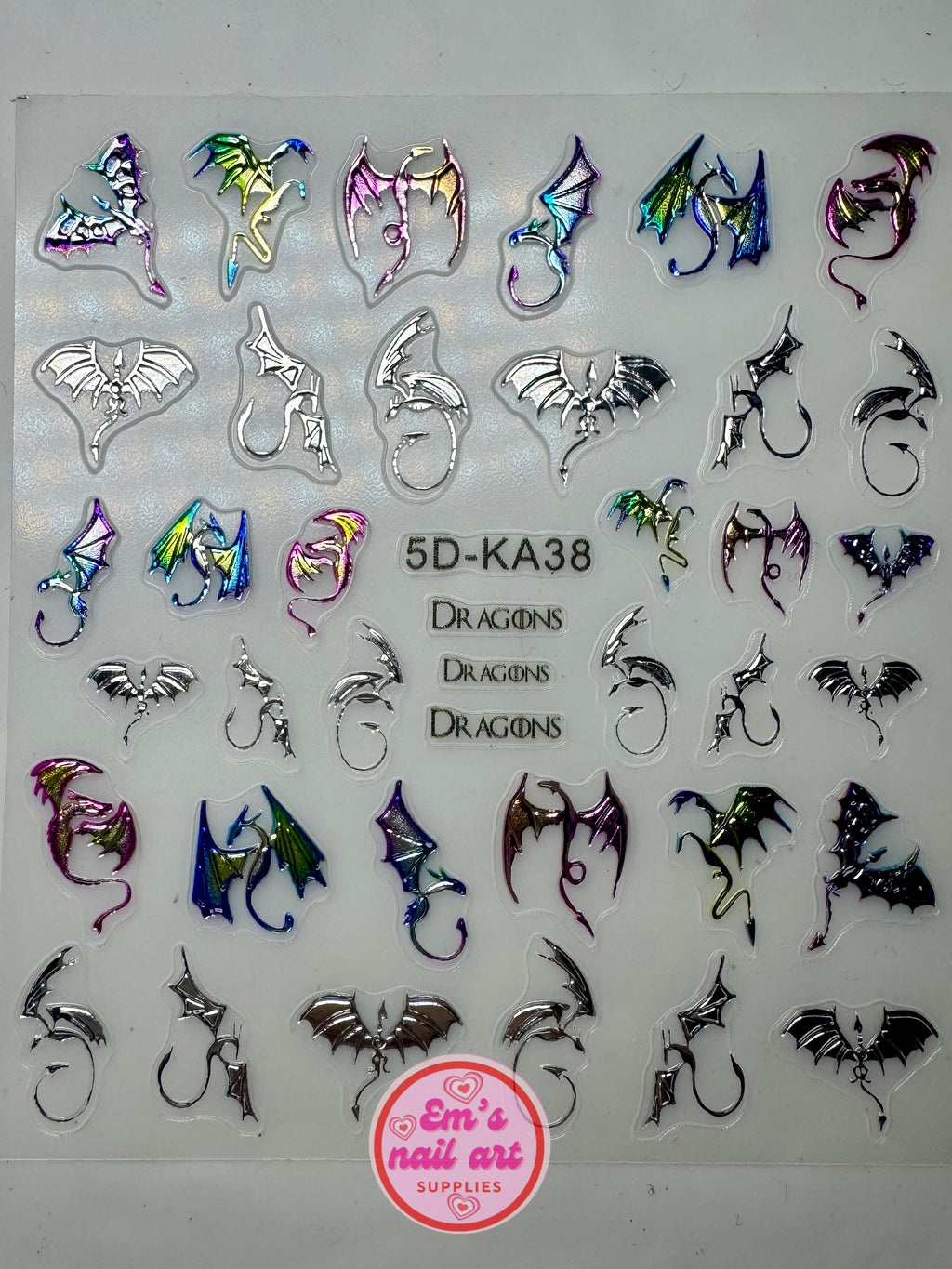 Dragon stickers