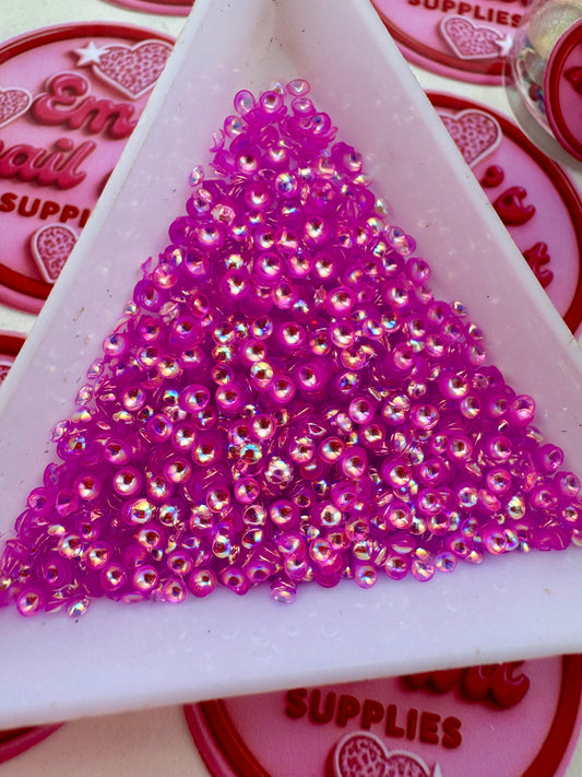 Grape bubble tea glitter