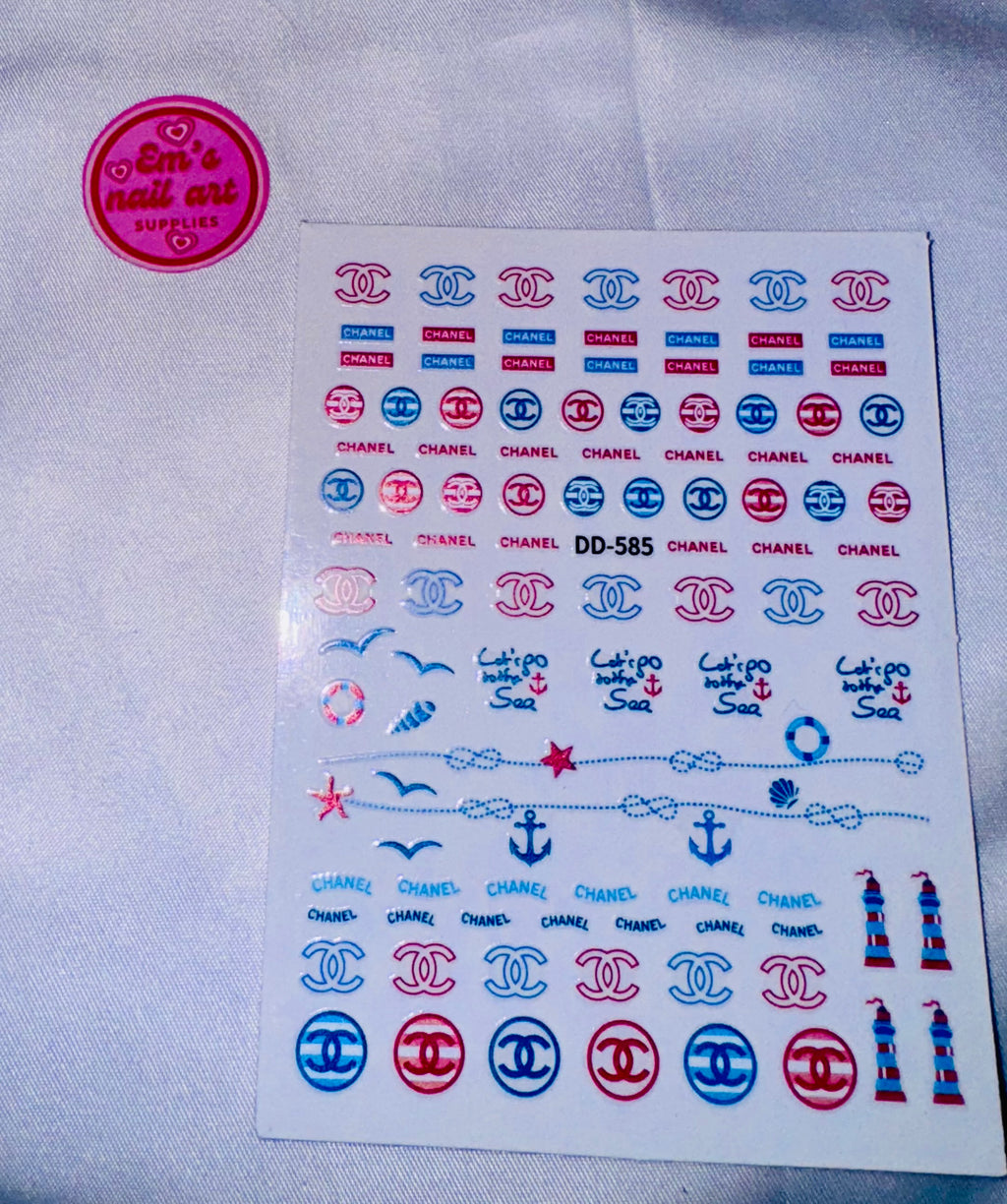 Sea & cc logo stickers