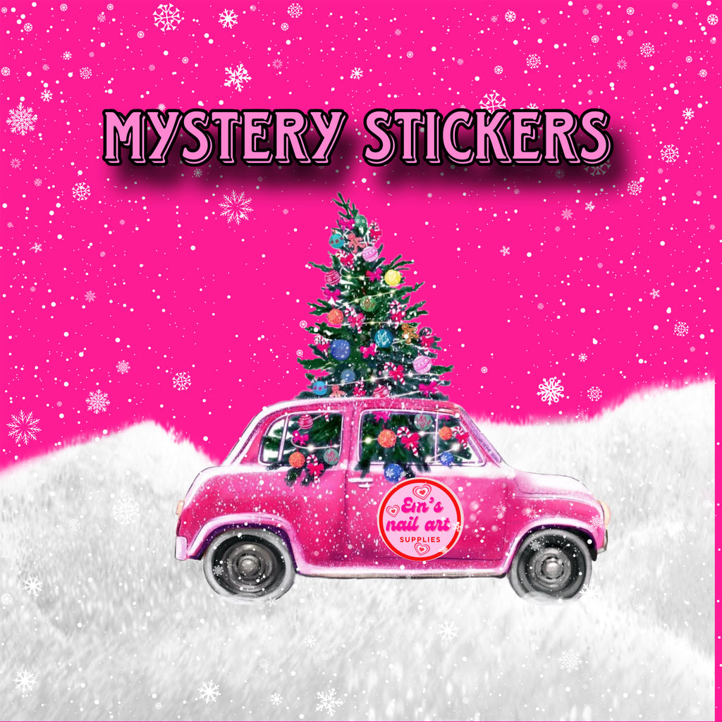 Mystery Christmas stickers