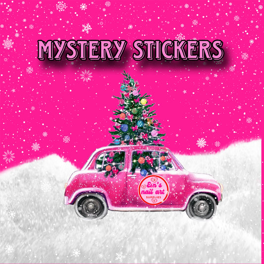 Mystery Christmas stickers