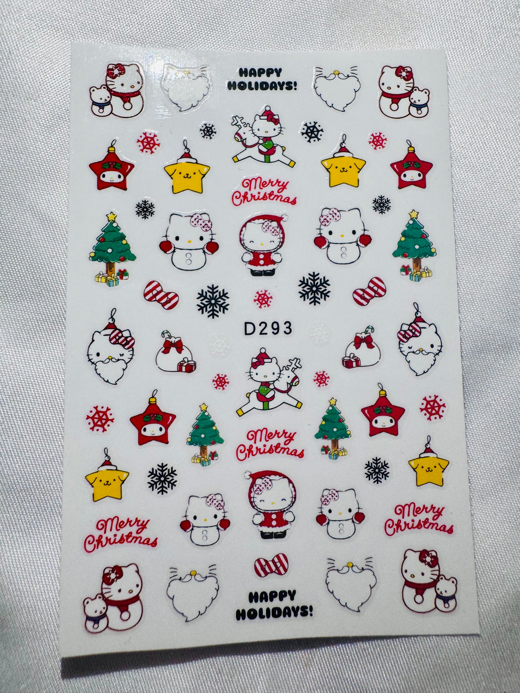 Hello kitty Christmas sticker 1